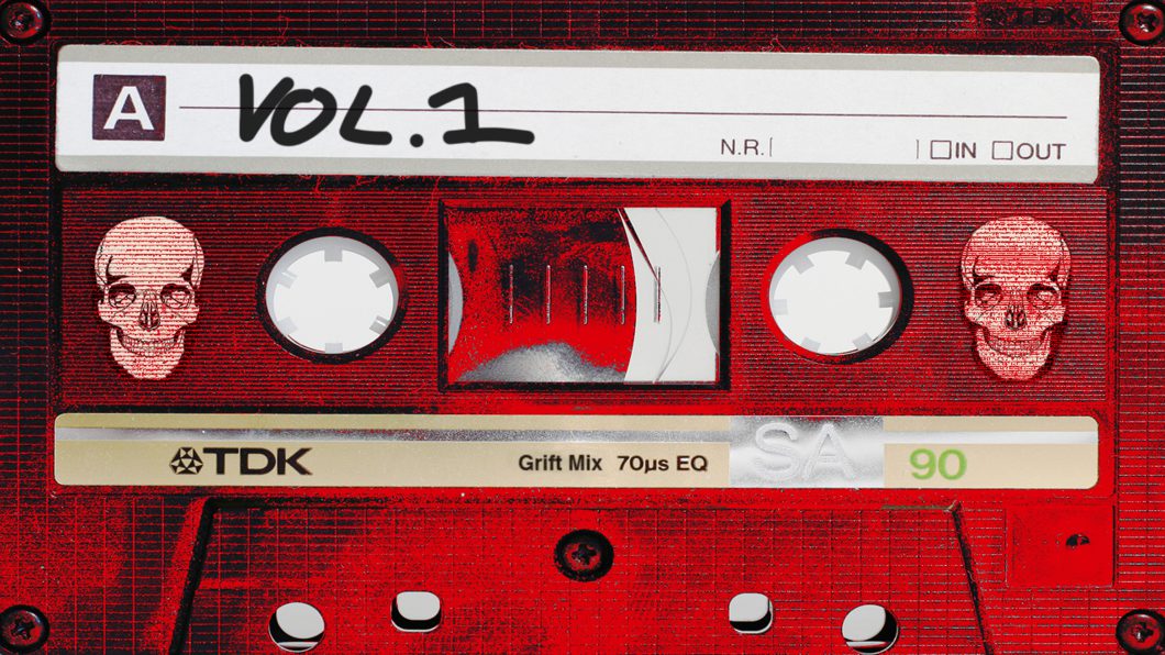 Grift Mix Vol. 1 cassette tape cover