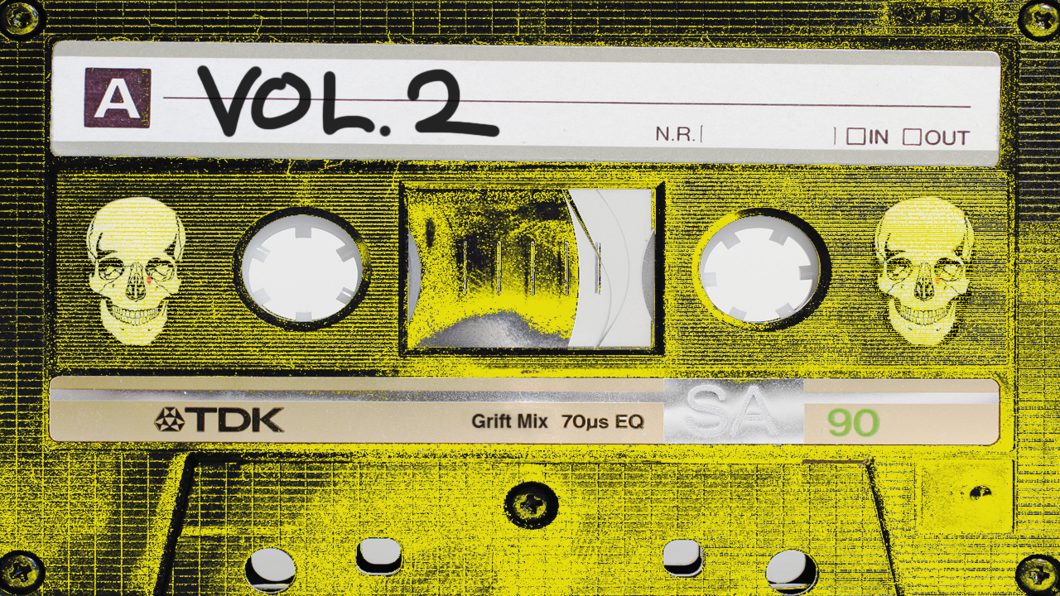 Grift Mix Vol. 2 cassette tape cover